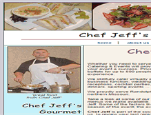 Tablet Screenshot of chefjeff-gourmet.com